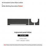 Made of Alcantara Betterhumz For Ford F-150 SVT Raptor -2025 Auto Dashboard Trim Sticker Car trument Interior Accessories Carbon Leather RHD