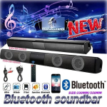 Uus t&auml;iendus 330/550MM puldiga k&otilde;rge helikvaliteediga juhtmevaba Bluetooth heliriba Hi-Fi stereo k&otilde;lar kodukino teleri jaoks tugeva bassiga heliriba Bluetooth speaker must