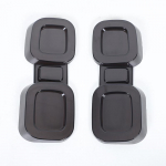 cheya ABS Smoked Black Car Tail Light Cover Taillight Protective Cover for Great Wall Haval H9 Menglong 2024+ Accessories 2 Pcs style 1