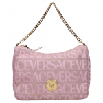 Versace Logo Kuldne Aksessuaarid Kangas Keskmine &Otilde;lakott Naiste &Otilde;lakott Roosa 10028771A151822PL5V Basic Set (Bag+Dust Bag)