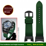 Casio G-SHOCK GG-B100 Mudmaster 3. p&otilde;lvkonna asendusrihm | Veekindel silikoonrihm meeste spordikella mudelile 5594 GG-B100mm