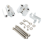 Motorcycle Handlebar Riser , Height up Motorbike Move Mount, Adapter Handle chrome white