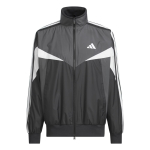 Adidas Spordir&otilde;ivad FW25 Kohustuslik Lahtine V&auml;rviplokk V&otilde;rkvoodriga Tuulekindel Hingav Kolme Triibuga Pikkade Varrukatega Jakk Meeste Jakid KF3677 2XL gray