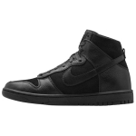 Nike Dunk Slip Resistant Abrasion Resistant High top Skateboard Shoes Unisex Black 744301-001 36.5