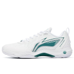 Li Ning Saga 3LITE PU, Textile Slip Resistant, Abrasion Resistant, Breathable Coverage Low top Badminton Shoes Unisex AYZT003-4 41