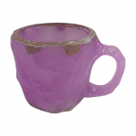 200ml Elegantne Luksuslik Mineraalv&auml;rviline Kristallklaas L&auml;bipaistev Kohvitass Kodu Kontor Elegantne Kristallvesiklaas Kohvitass Kingitus lilla