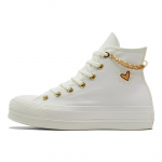 Converse Chuck Taylor All Star Platvorm Kuldne Kett Second Hand Kollane Naiste A04453C 36