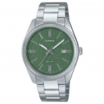 CASIO G SHOCK 50m Veekindel Kvartsliikumine Roostevabast Terasest Rihmaga K&auml;ekell Unisex Roheline Tihv MTP-1302DA-3 Green Dial