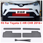 Front Middle Grill Grille ect Screening Mesh Net ert Protection Kit Accessories Exterior For Toyota C-HR CHR 2016 -