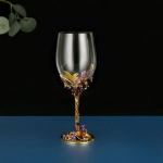 Creative Enamel Iris Klaasist tass Champagne Flutes Crystalline Party Kingitus R&ouml;stimisklaasist Goblet Crystal Anniversary unikaalne kruus 301-400ml