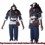 Black Clover Asta Cosplay Kost&uuml;&uuml;m Halloweeni Peoks L