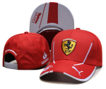 Tikitud logo Vabaaja spordikork F1 v&otilde;idus&otilde;idutiimi pesapallim&uuml;ts Ferrari Roma Portofino F8 Roma Spider SF90 F430 488 458 812 FF jaoks gray