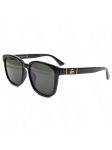 Gucci GG0637SK-001 Ruudukujulised P&auml;ikeseprillid Meestele Naistele Must Kuldne GG Logo must