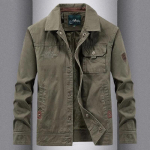 Kevadine s&uuml;gisjope Meeste Puuvillane Tuulejope Bomber Coat Military Meeste Taktika Joped Man Cargo Vabaaja jope Meeste riided M roheline