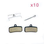 10 Paari poolmetallist/vaigust Jalgratta ketaspiduriklotsid Shimano Saint BR-M810 M820 Zee BR-M640XTR-M9120 Deore XT BR-M8020 M8120 jaoks 10pair Resin 01E black