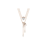 Swarovski Draakoni ja F&ouml;&ouml;niksi kihiline kuup tsirkooniumiga imitatsioonkristalli kaelakee Naiste kaelakee Roosa-kuld 5675817 Shopping Bag