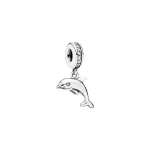 Pandora Happy Dolphin V&otilde;lu Naiste V&otilde;lu H&otilde;be 791541CZ Box,F,Silver