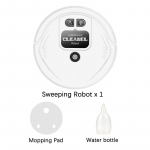 Automaatne p&uuml;hkimisrobottolmuimeja Smart Mopping puhastusmasin m&auml;rg ja kuiv kahekordse kasutusega laetav majapidamisniisutaja with battery valge