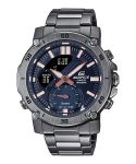 Casio Meeste Roostevabast Terasest 100M Veekindel Analoog Kvartsikell ECB-20YDC-1A hall v&auml;rv