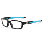 Meeste Spordiprillide Raamid TR90 Prillid V&auml;lispordiks Ristk&uuml;likukujulised L&uuml;hin&auml;gelikkuse Retseptiga Jalgratturi Prillid -0.5 -1.0 -2.0 -3.0 -4.0 myopia -3.5 black