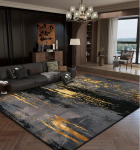 Luksuslik abstraktne kuldne vaip pehme libisemiskindel suur ala vaip elutuppa magamistuppa diivani tatami p&otilde;randamatt 60x90cm