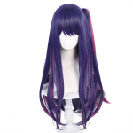 Anime Oshi No Ko Hoshino Ai Lilla Parukas Cosplay Peakate T&uuml;druk Lolita Pats Soojakindel S&uuml;nteetiline Parukas Aksessuaarid Juuksed