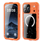IP68 veekindel &uuml;mbris iPhone 17 Pro Max 5G 2025 jaoks Magsafe kate Suletud kott K&otilde;va Funda iPhone 17 Air Tugevdatud telefoni kate iPhone17 Pro Max white