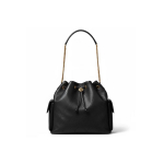 Tory Burch Charlie T&otilde;mblukuga Nahast &Otilde;lakott Suur Naiste &Otilde;lakott Must 185830-001 Basic Set (Bag+Dust Bag)