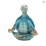Meditatsioonimerekilpkonn Kuju Kuju Zen Jooga Kilpkonn Miniatuursed Kaunistused Vaik K&auml;sit&ouml;&ouml; Mereline Koduaia Kaunistus