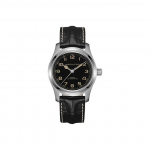 Hamilton Khaki Field Seeria Automaatne Mehaaniline Liikumine Interstellar Murphy Stiil 100 Meetrit Veekindel Kell Meeste kellad Must H70605731 Regular Watch Box