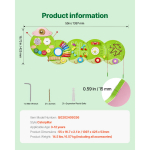 SucceBuy Caterpillar Laste Seina Aktiivsuslaud 12 Tegevust Montessori Sensoorne &Otilde;ppekeskus Lastele 3-12 Aastat M&auml;ngutoa M&auml;nguasjad