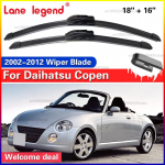 Auto kojamehe terad Daihatsu Copenile 18 +16 2002-2012 Auto esiklaasi kojamehe terad Akna pesurid Sobivad U-konksuga hoovad Daihatsu Copen&2002-2012