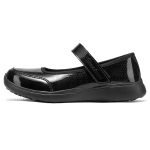 Skechers Laste Microstrides Old Schooled Mugavad libisemiskindlad vastupidavad madalad laste nahast kingad Laste kingad Must 302637L-BBK 32