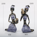 Vaik K&auml;sit&ouml;&ouml; Realistlik Kuju Aafriklanna T&uuml;druk Kunst T&uuml;druk Dekoratiivsed Figuriinid Kodu Kaunistamise Tarvikud