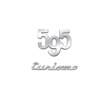 Autokleeps Metallist 595 Logo Embleem M&auml;rk Pagasiruumi Kleeps Abarth 695 595 Turismo Competizione 70. Aastap&auml;evaks black