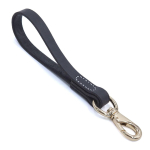Ehtne Nahast Koerarihm 30/50cm L&uuml;hike Koerarihm Ehtne Nahk Liiklusrihm Keskmistele Suurtele Koertele Treeninguks ja Jalutamiseks 2cm Laius (black,30cm x 2cm) must