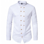 S&uuml;gis- ja talvised meeste s&auml;rgid Meeste kaherealised p&uuml;stkraega pikkade varrukatega s&auml;rk Henley s&auml;rgi topid S valge