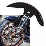 Mootorratas 19'' Chopped Vivid Black Esiporitiib porikaitse Harley Touring Electra Glide Street Glide Tri Ultra Road King 14up jaoks must