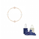 Swarovski Remix Collection Mullikristallist K&auml;ev&otilde;rud Naistele Valge/Roosakuldne Pinnatud M-Original Brand Box And Bag roosa kuldne v&auml;rv
