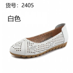 GKTINOO Valged Ehtsad Nahast Naiste Hingavad Suvekingad Naiste Lamedad Slip-On Loafers &Uuml;mar Nina Pehmed Lamedad Kingad Vabaajaks 5
