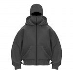Integreeritud kapuutsiga balaklava Meeste &uuml;hev&auml;rviline ninja-stiilis pullover-dressipluus Hip-hop &otilde;mblustega Y2k vintage talvine t&auml;navamood Paaris topid S tumehall v&auml;rv