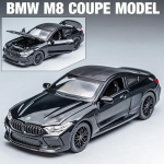 1:32 BMW seeria M8 Superauto Sulamist Diecastid ja M&auml;ngus&otilde;idukid Metallist M&auml;nguauto Mudel Heli ja Valgus Kollektsioon Laste M&auml;nguasi sinine