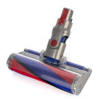 Dyson V8 V10 V11 V15 V7 jaoks sobib k&otilde;vap&otilde;randatele Pehme rulliga juhtmeta tolmuimeja kiirvabastusega imemispea gray