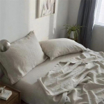100% linane tekikott Kivit&ouml;&ouml;deldud Prantsuse lina &Uuml;hev&auml;rvilised Hingavad linad Padjap&uuml;&uuml;r Kodu tekstiilid Voodipesu 1PC 51x102cm pillow linane