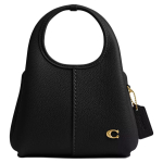 COACH Lana poleeritud kivikujulise nahast k&auml;ekott V&auml;ike Naiste Must CCY32-B4BK One Size 1 black