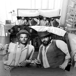 Kohandatav Bud Spencer Terence Hill Voodipesu Komplekt, 3D Prinditud filmit&auml;he Tekikatted Padjap&uuml;&uuml;rid Tekk Voodipesu Komplekt Voodipesu 155x200cm
