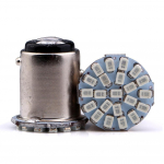 2tk auto punane 1157 BAY15D 22SMD LED lambipirn Saba Break Stop suunatuli auto
