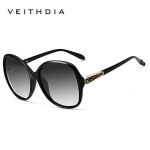 VEITHDIA Retro p&auml;ikeseprillid Polarized Luxury Ladies Brand Designer Naiste p&auml;ikeseprillid Prillid V3025 must
