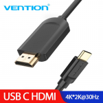 Vention USB C HDMI-kaabel C-t&uuml;&uuml;pi HDMI Thunderbolt 3-ga MacBookile Samsung Galaxy S10/S9 Huawei Mate 20 P20 Pro USB-C HDMI-adapter 1.5M must