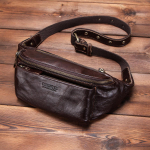 KONTAKT Ehtsast nahast meeste v&ouml;&ouml;kott Crossbody kott vintage Travel Fanny Pack meeste v&ouml;&ouml;kott lukuga tagumikott kohv